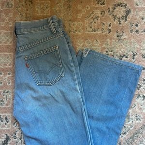 VINTAGE orange tag, light wash Levi’s